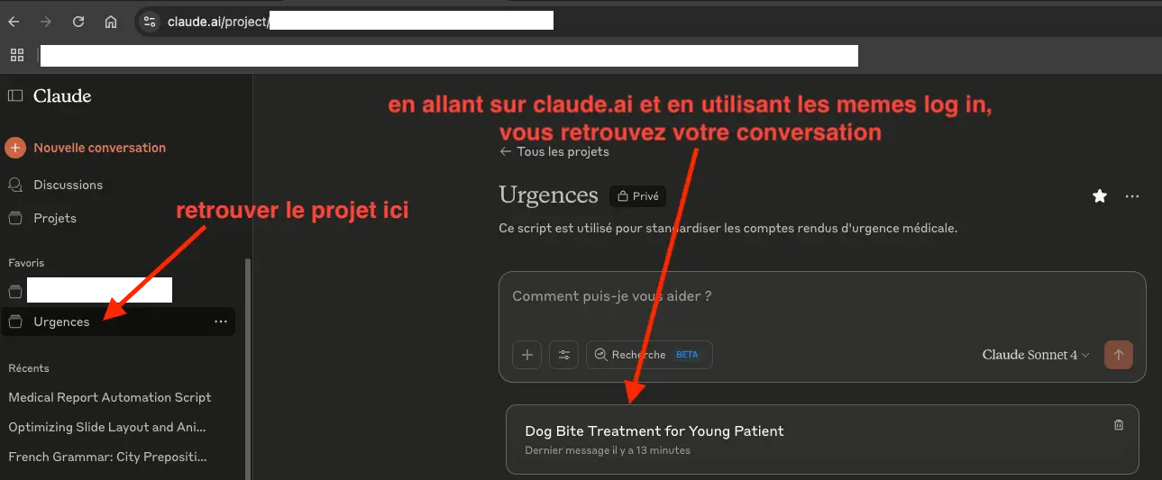 Retrouver votre rapport sur votre ordinateur de bureau en utilisant les mêmes identifiants et mots de passe que sur le téléphone